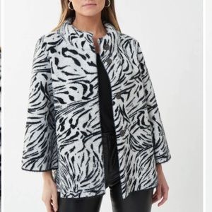 JOSEPH RIBKOFF White Tiger Coat